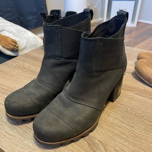 sorel heeled boots